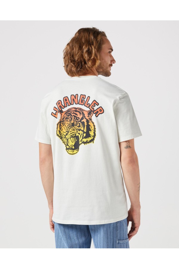 Camiseta Wrangler Graphic Color Vintage White