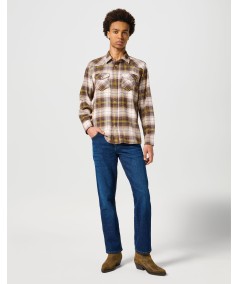 Camisa Wrangler Western Color Gingerbread