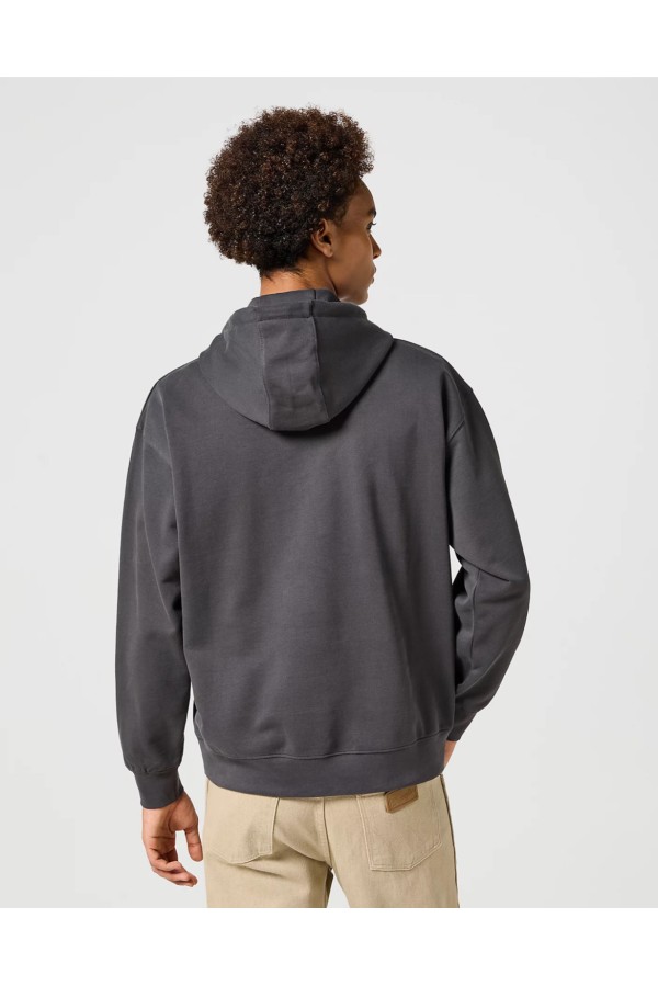 Hoodie Wrangler Smal Color Gris